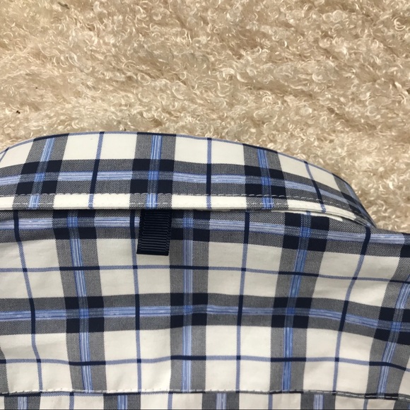 WRK Reworked Blue Plaid Short Sleeve Shirt - Picture 6 of 6